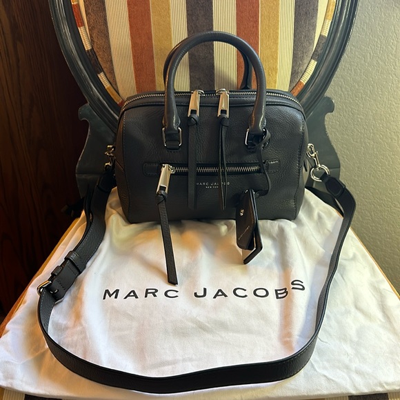 Marc Jacobs Handbags - Marc Jacobs Small Bauletto Gray Crossbody Satchel